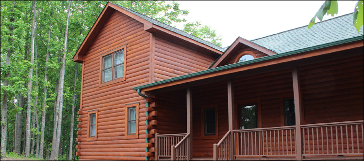 Log Home Staining in Durham County,  North Carolina