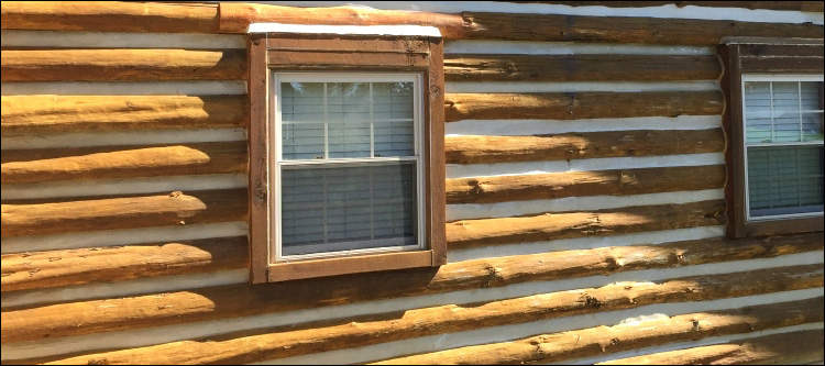 Log Home Whole Log Replacement  Durham County,  North Carolina